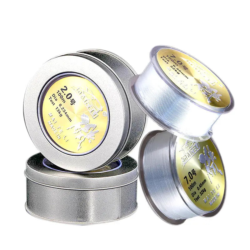 2pcs/lot Fishing Line Strong Pulling Nylon 100m 25m Wedkarstwo Peche Rock Lure  Super Strength Wear Resistant Fishing Line Pesca
