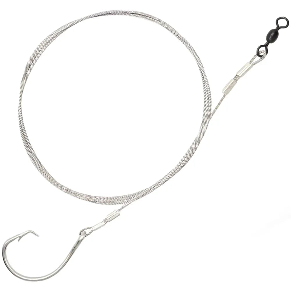 Large Stainless Steel Shark Hooks - Fishing Hooks from Linloft.