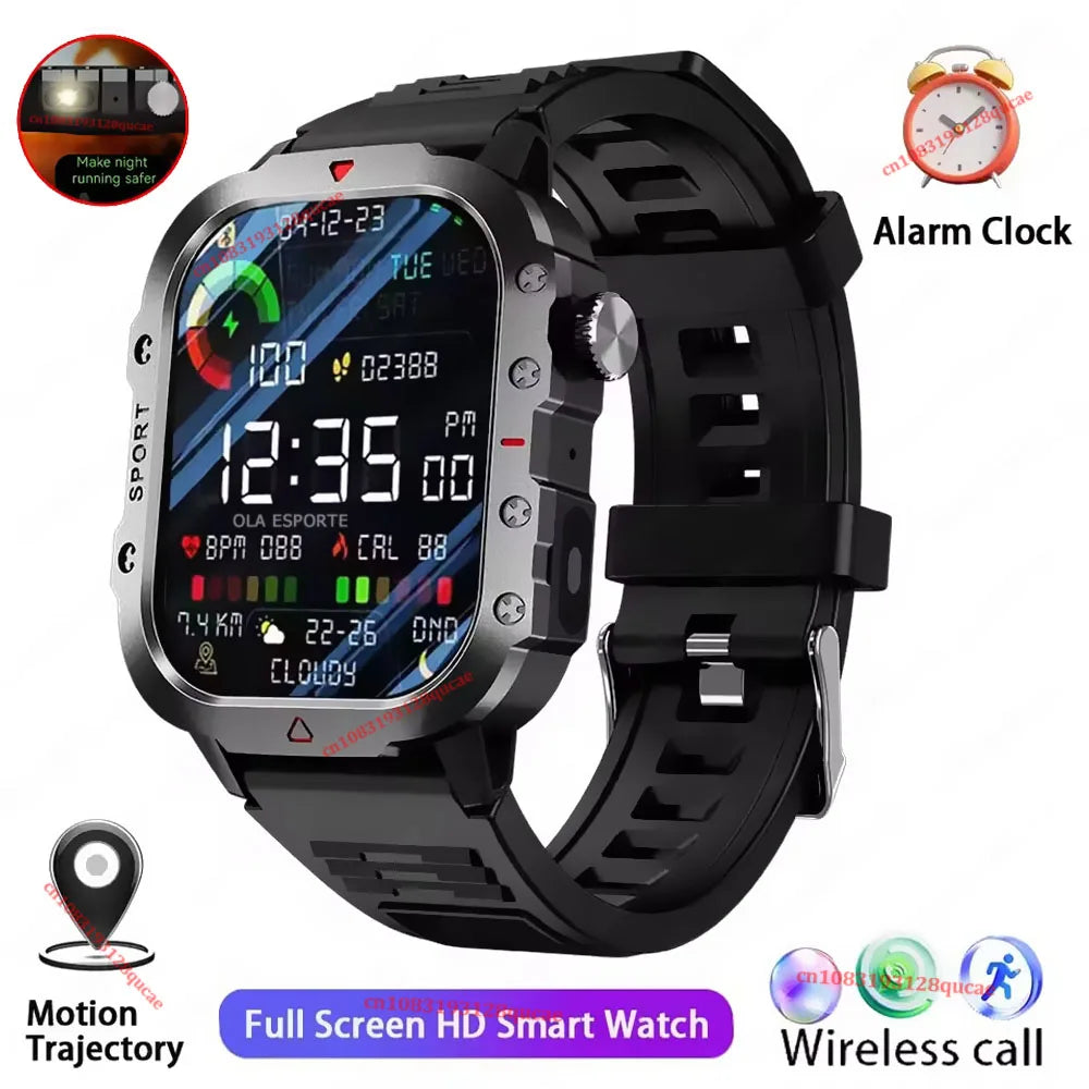 Rugged Smartwatch with Calls and GPS - Electronics & Accessories from Linloft.