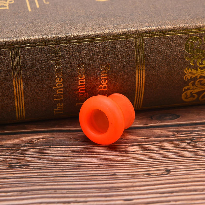 10Pcs High Elasticity Silicone Fishing Rods Stop Universal Size Multi-color Rod Clip Rubber Anti-skid Pole Sleeve O Shaped Ring