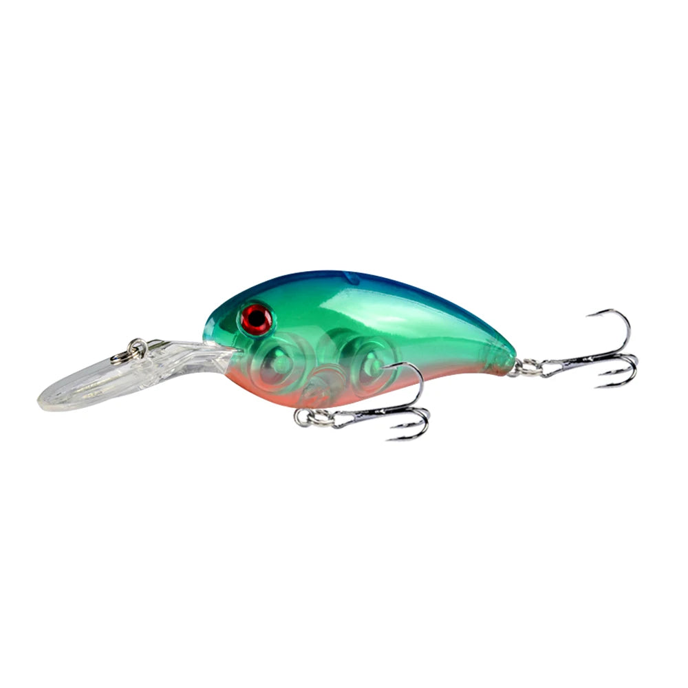 1pcs Crank Fishing Lure Artificial Hard Baits 10cm/15g Crankbait Jerkbait Wobbler Fishing Tackle Good Treble Hooks Tackle - Fishing Hooks from Linloft.