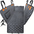 Dog Car Seat Cover for Pets 100% Waterproof Seat Cover Hammock 600D Heavy Duty Scratch Proof Nonslip Durable Soft Back Seat Covers for Cars and SUVs