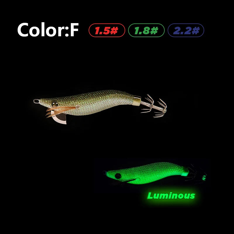 Luminous Mini Squid Jig - Fishing Tackle from Linloft.