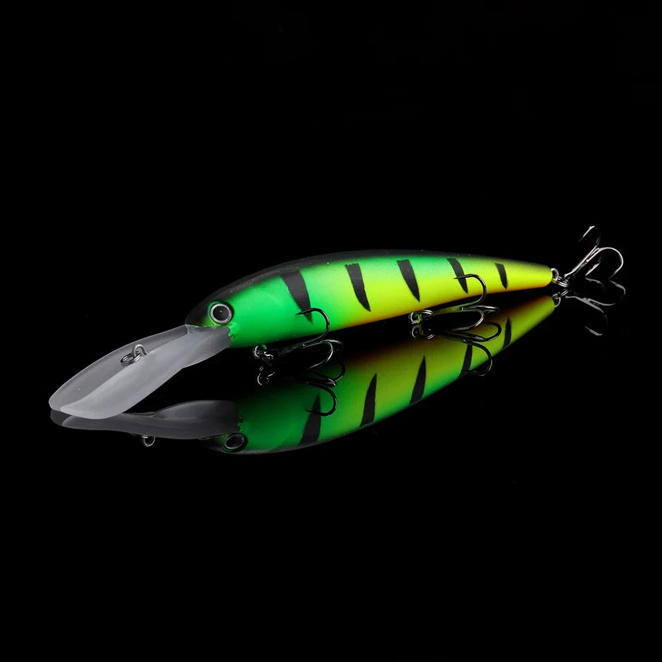WALK FISH 1PCS 120mm/20g Floating Minnow Lure Trolling Wobbler Saltwater Crankbait Bandit Minnow Bass Pike Bait Fishing Tackle