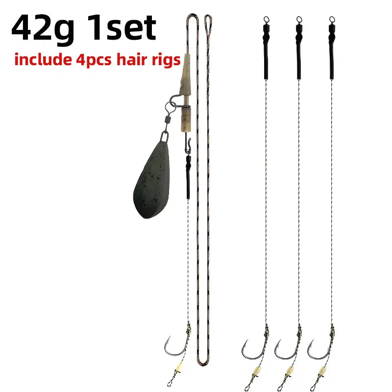 Ready-to-Fish Carp Leadcore Rig Kit - Fishing Tackle from Linloft.