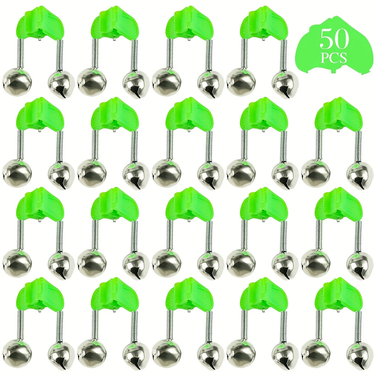 Rod Bite Alarm Bells with Clip - Fishing Tackle from Linloft.