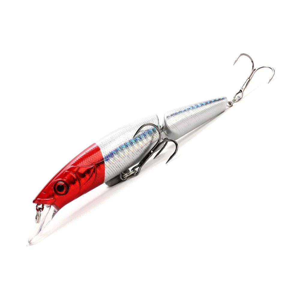 120mm 22g MOOKZZ Best Price Floating Two sections Jerking bait Fishing Lures Artificial Baits tackles - Fishing Tackle from Linloft.