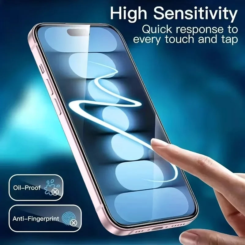 5P Ultra HD Full Coverage Tempered Glass Screen Protectors, Compatible with iPhone 18/18 Pro/18 ProMax/17Pro Max/17/16 Pro Max/16 Pro/16 Plus/16/15 ProMax. Features Anti-fingerprint & Dust-proof Performance, Case-friendly Des - Electronics & Accessories from Linloft.