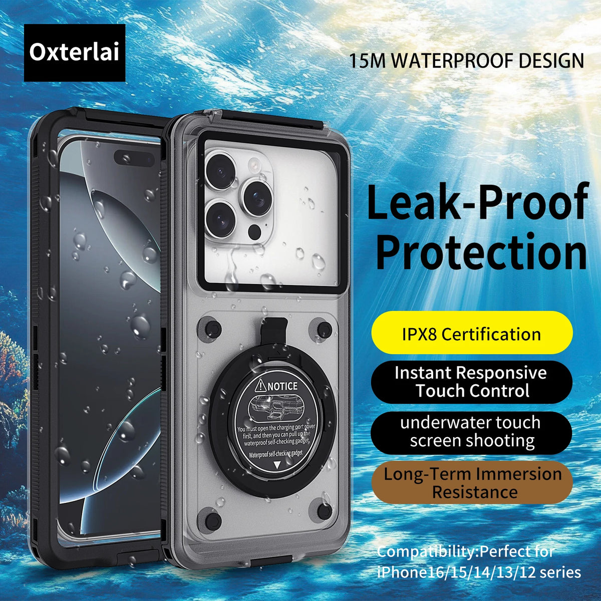 Universal Waterproof Phone Pouch, 6.9 Inch - Electronics & Accessories from Linloft.