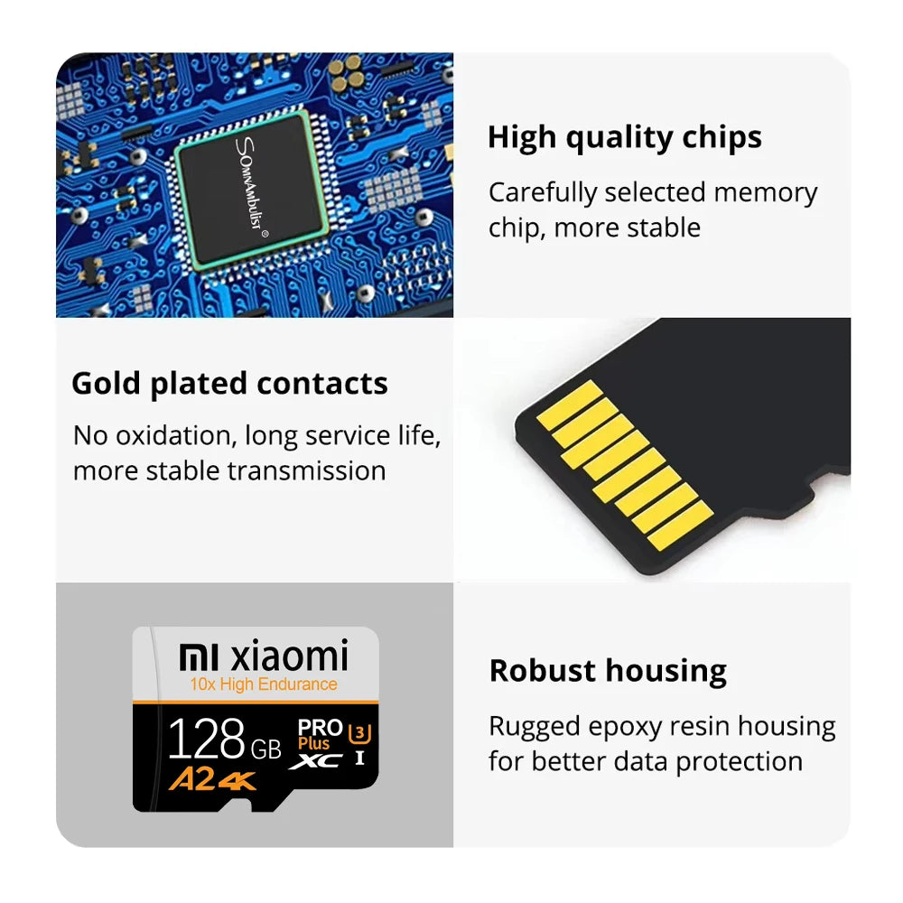 Micro SD Memory Card 1TB 512GB High Speed Memoria SD Card 256GB 128GB Games Video TF Flash Card For PH Laptop Micro Card SD/AI