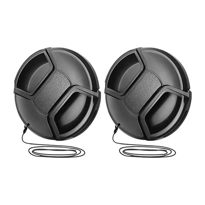 Center Pinch Snap-On Lens Cap - Camera & Optic Accessories from Linloft.