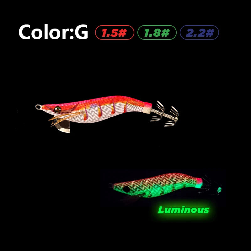 Luminous Mini Squid Jig - Fishing Tackle from Linloft.