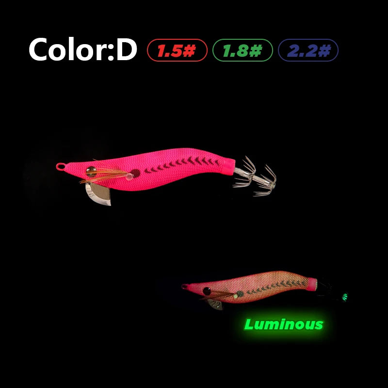 Luminous Mini Squid Jig - Fishing Tackle from Linloft.