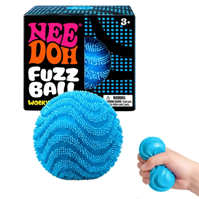 Nee Doh Fuzz Ball Blind Box Series Desktop Ornament Stress Relief Toys Suitable For People Under Pressure Fun Soft Stress Ball - Toys & Games from Linloft.