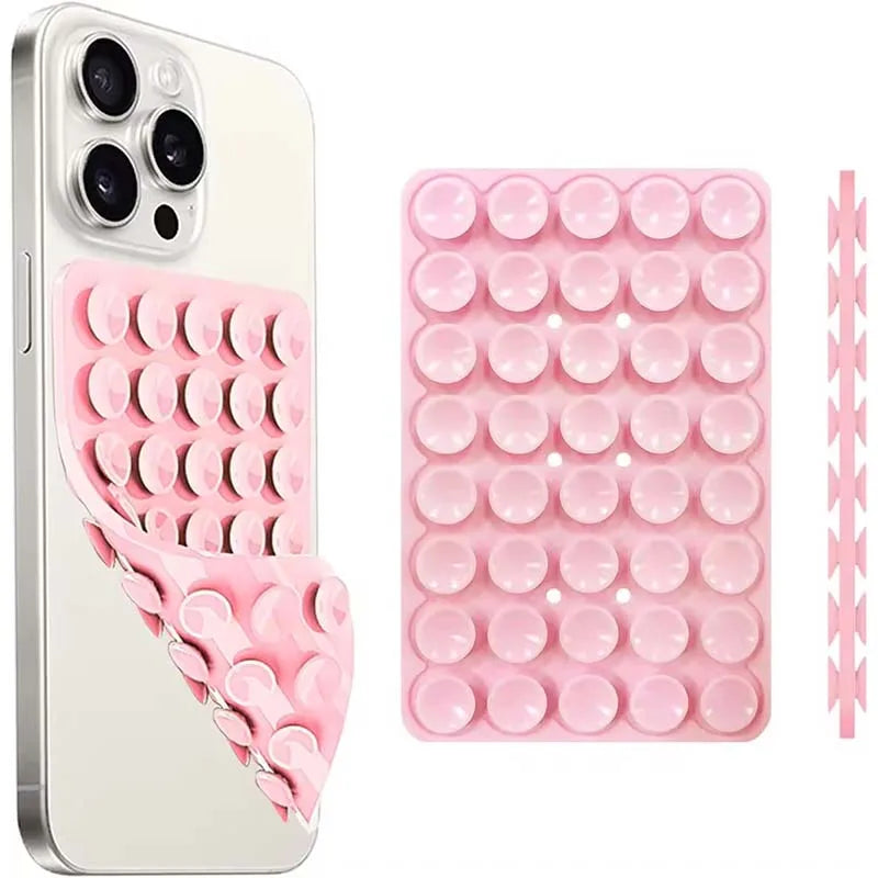 Double-Sided Silicone Suction Phone Holder - Electronics & Accessories from Linloft.