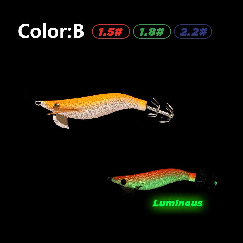 Luminous Mini Squid Jig - Fishing Tackle from Linloft.