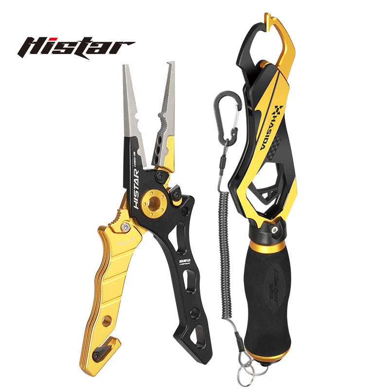 HASIDA Fishing Pliers And Grip Anti Corrosion Aeronautical Aluminum Stainless Steel Multifunctional Tool Accessories