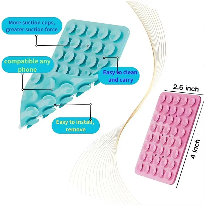 Double-Sided Silicone Suction Phone Holder - Electronics & Accessories from Linloft.