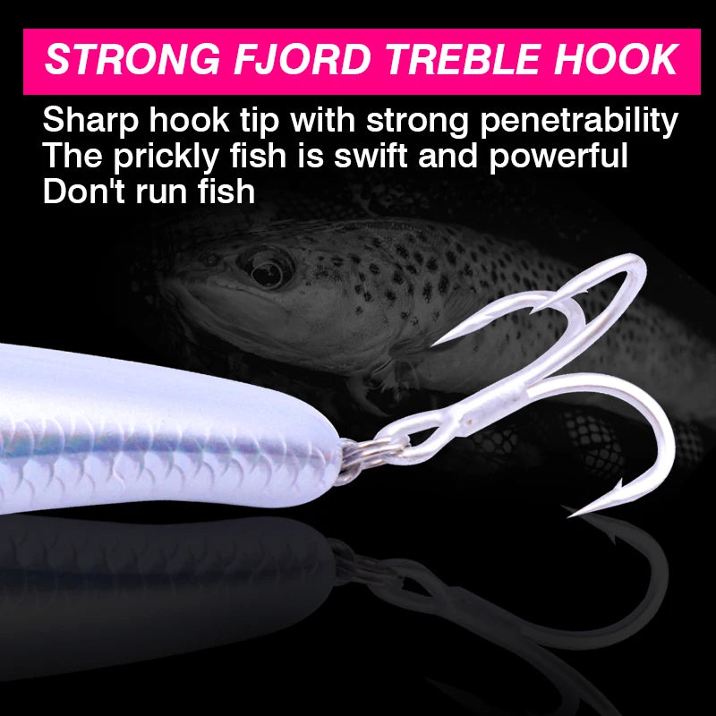 FJORD 190mm 51g Super Trolling Fishing Lure Floating Minnow Topwater Saltwater Hard Swimbaits Crankbaits Fishing Artificial Bait