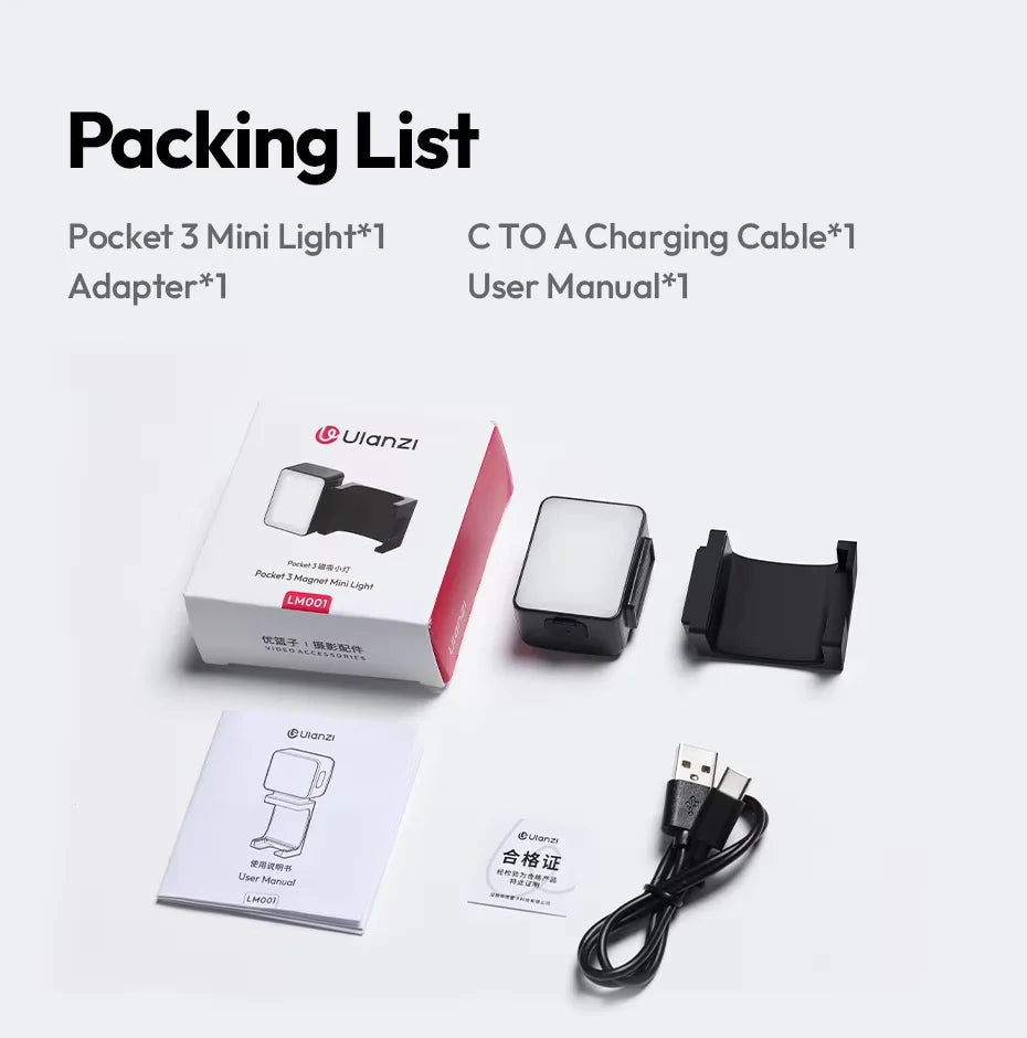 Magnetic Mini LED Light for DJI Osmo Pocket - Camera & Optic Accessories from Linloft.