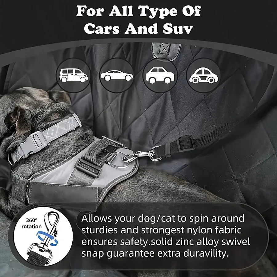 Dog Seat Belt for Vehicle Secure, Pet Car Tether Safety Leash for Dogs In Vehicles, Dog Seatbelt Tether, Christmas Gift - Pet Supplies from Linloft.