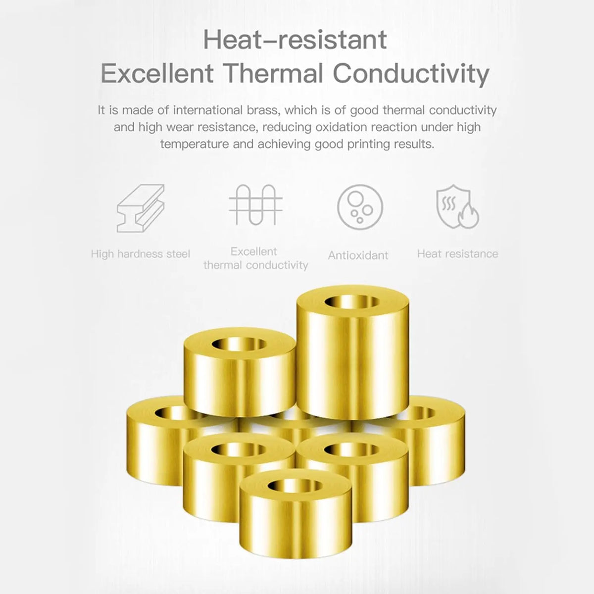 Creality Original CR-6 SE/Ender 3 S1 Brass Nozzles Hotend Extruder Nozzles forEnder 3 S1 Pro/S1 Plus/V2 Neo/Neo 3D Printer Parts