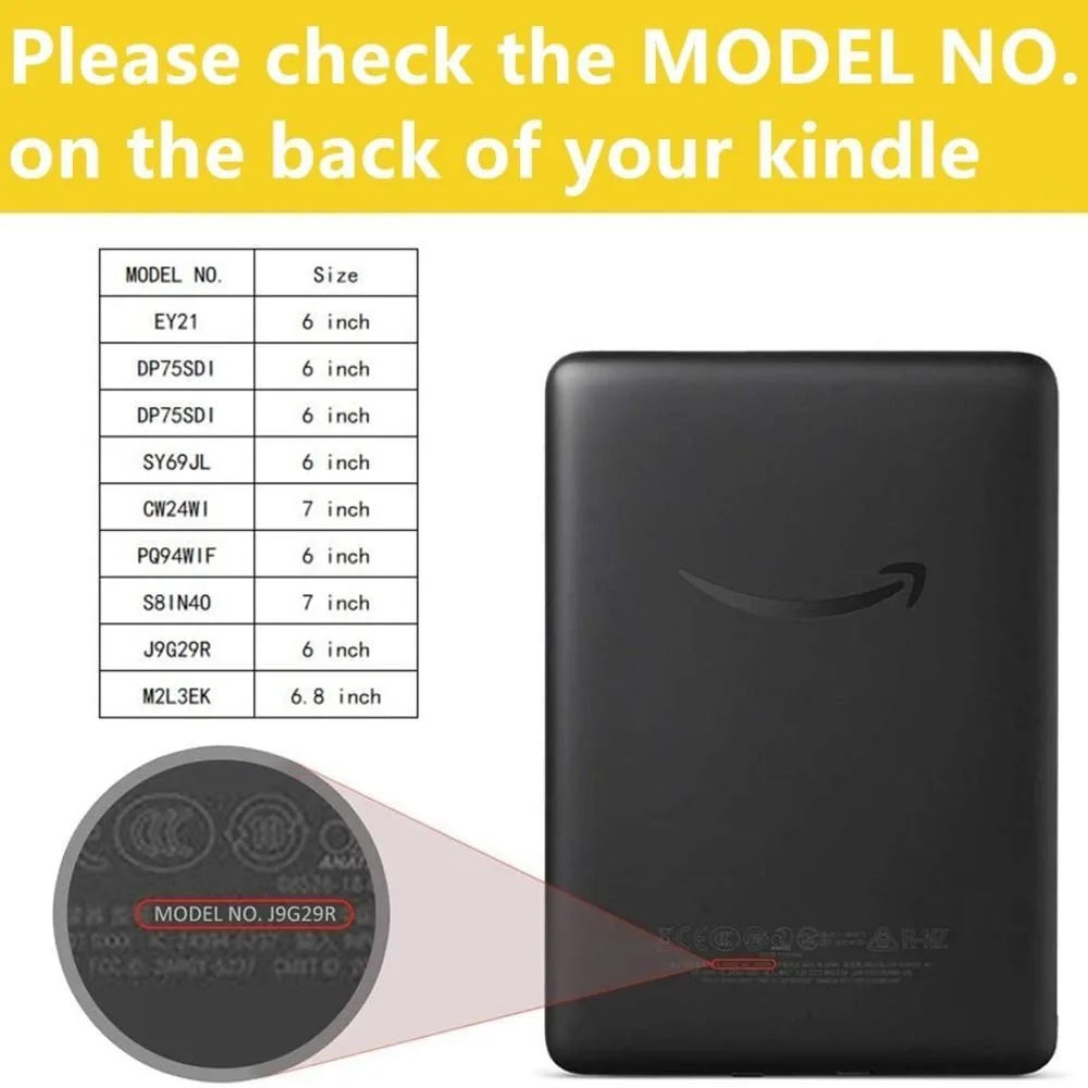 12th Generation 6-7inch e-Reader Sleeve Waterproof Shockproof Carrying Case Portable Anti Scratch for Kindle/Boox/Kobo
