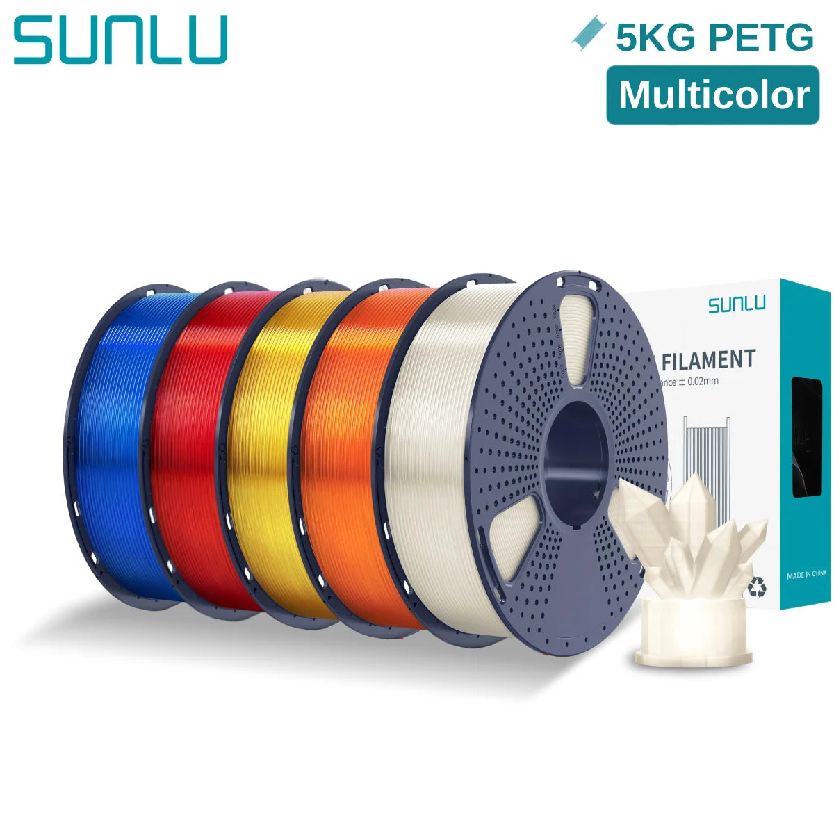 PETG 3D Printer Filament, 1.75mm 5kg - 3D Printing Accessories from Linloft.