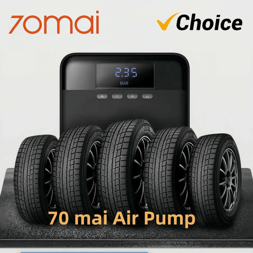 70mai Portable Tire Inflator with Preset - Vehicle Parts & Accessories from Linloft.