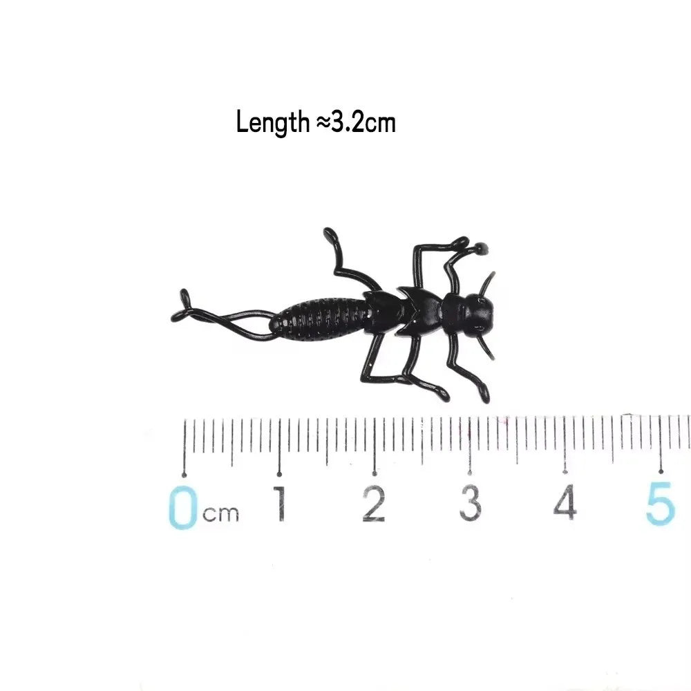 20pcs Soft Material Soft Stonefly Nymph Nymph Design Creek Fishing Trout Lure Bluegill Lure Freshwater Fishing