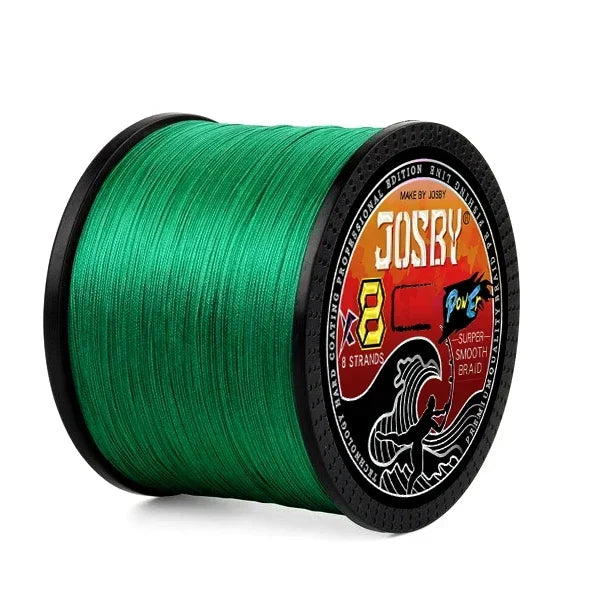 JOSBY X8 Braided Fishing Line 1000M 500M 300M 100M Multifilament Japan Smooth PE Wire Carp Fishing Accessorie Saltwater Pesca - Fishing Tackle from Linloft.