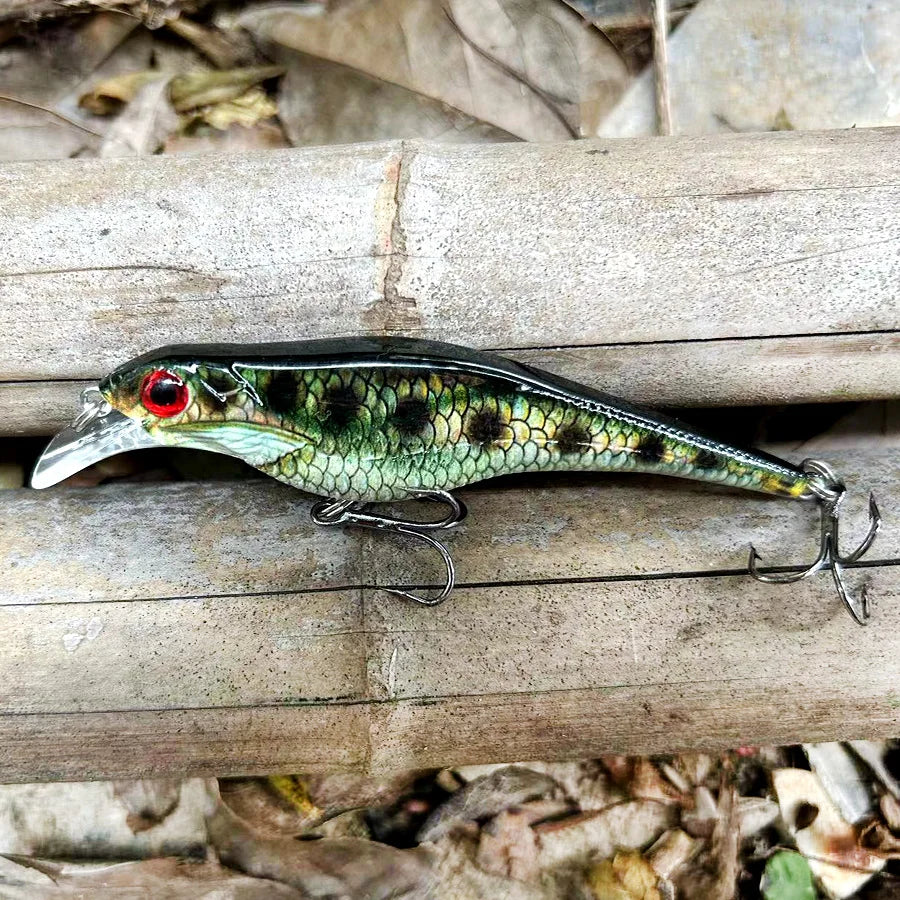 5PCS Hard Bait Artificial Swimbait Bass Pike Jerkbait Minnow Crankbait Wobbler For Fishing Lure Tackle Accessories Topwater Sea