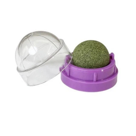 2/4/6pcs Catnip Ball Cat Catnip Wall Stick-on Ball Toy Healthy Natural Cleansing Cat's Intestinal Pet Cat Grass Catnip Snack - Pet Supplies from Linloft.