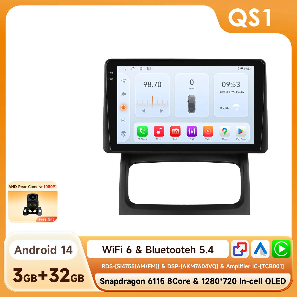 Hizpo 6115 Wireless CarPlay Autoradio for Renault Clio 2 2000-2012 Car GPS Radio Multimedia 2 Din Android 4G AI Voice 360 Camera - Fishing Tackle from Linloft.