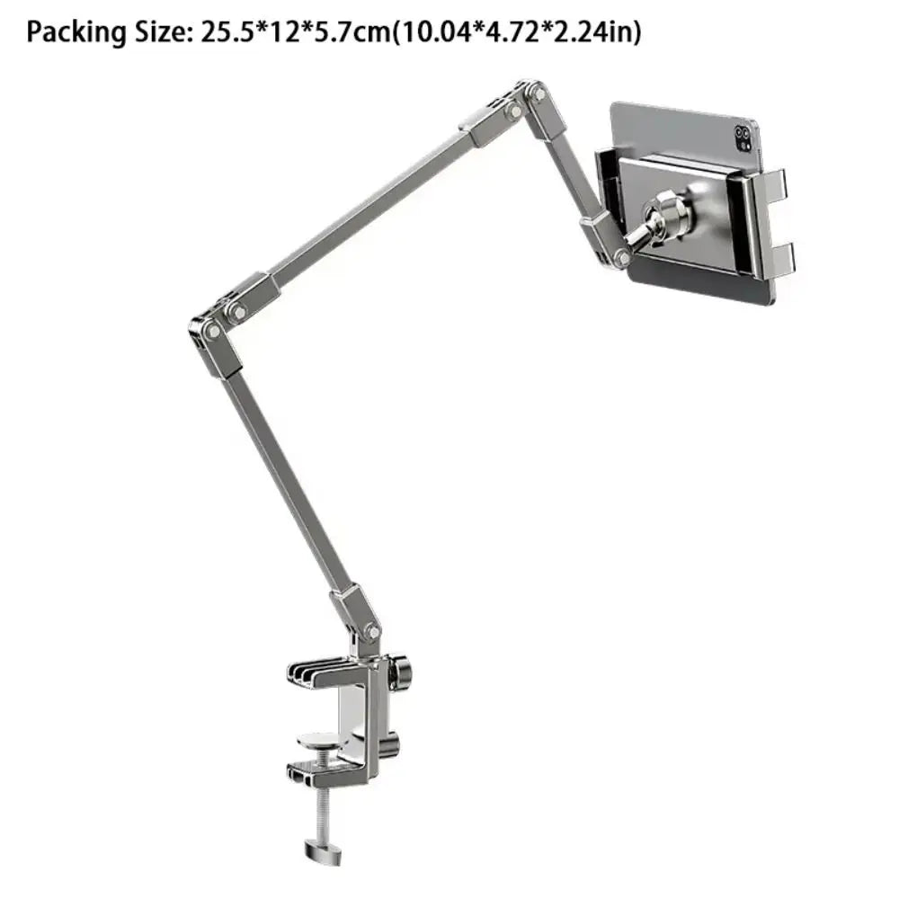 Adjustable Tablet Stand 360-degree Rotation 3 Sections Arms Bedside Phone Holder for 5-12Inch Phone Ipad Pro Mini for Xiaomi - Electronics & Accessories from Linloft.
