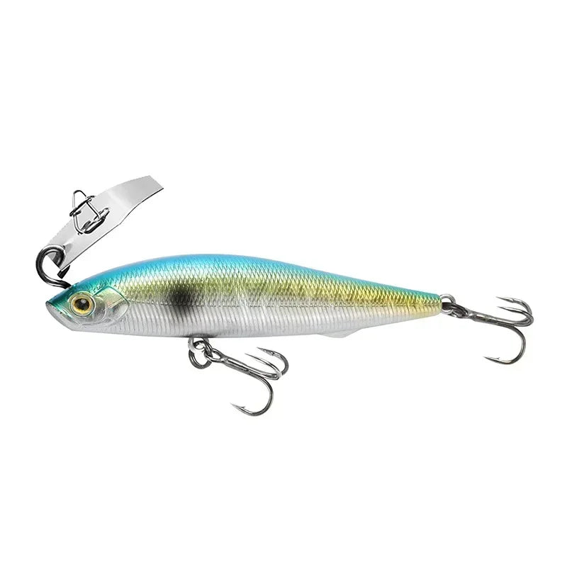 Sinking Pencil Spinner Fishing Lures Vibrate Wobbler Rap Chatterbait 10g 14g Metal Jig Buzzbait Carp Bass Trout Bait Pesca - Fishing Tackle from Linloft.