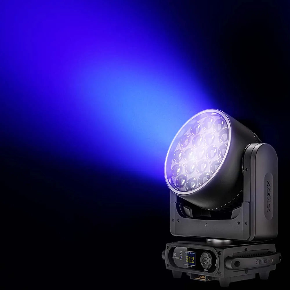 SHEHDS New 19x15w 25w RGBW 4in1 LED Wash Beam Moving Head With Ring For DJ Disco Wedding Theaters Church Christmas