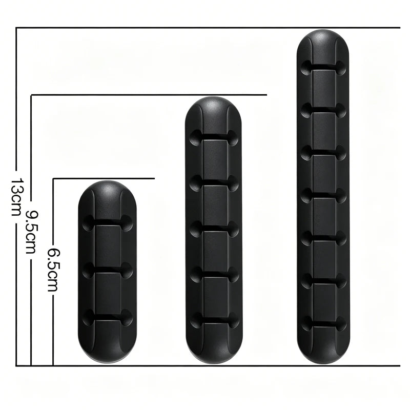 Desktop Cable Organizer, Mobile Phone Charging Cable, Data Cable Organizer, Network Wiring Fixture, Storage Bundle Buckle - Electronics & Accessories from Linloft.