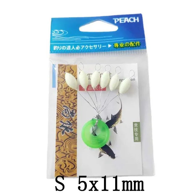 Glowing Night Fishing Floats, 5-Pack - Fishing Tackle from Linloft.