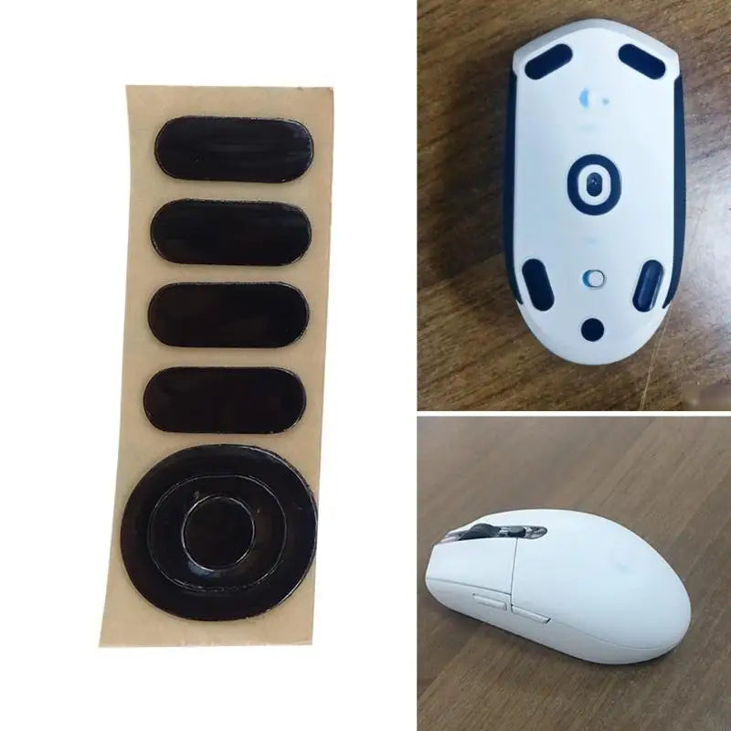 69HA 1Set Mouse Feet Mouse Skates Stickers for G304 G305 Glides