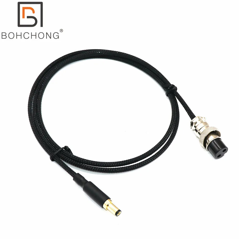 Silver-Plated GX16 to DC Power Cable - Electronics & Accessories from Linloft.