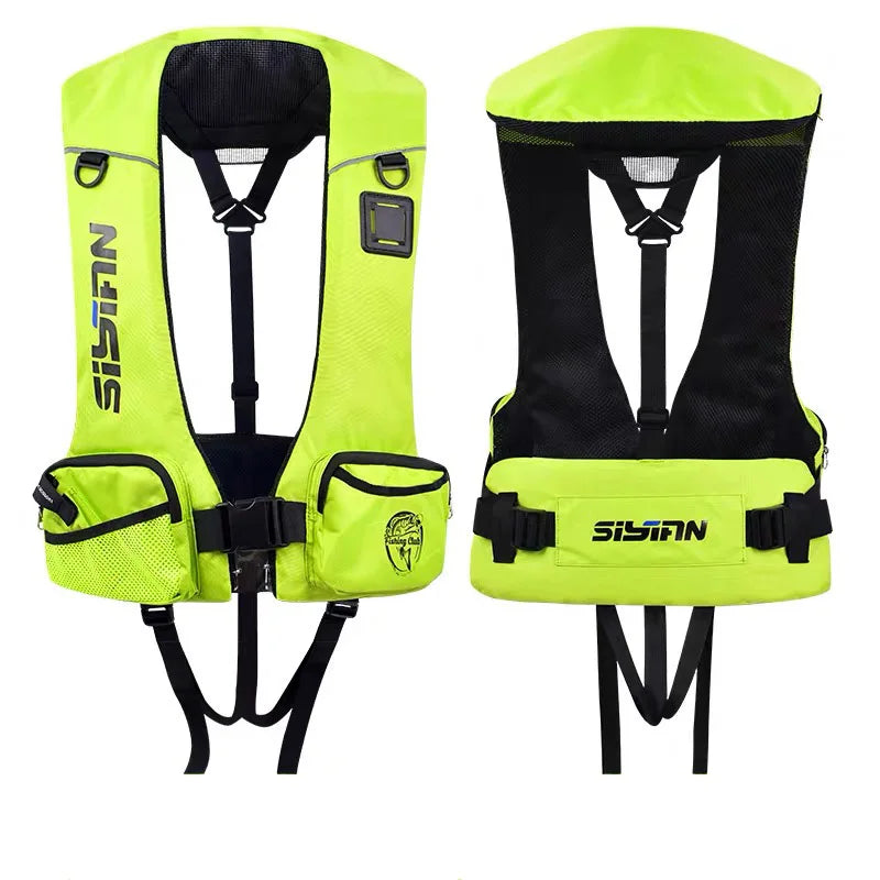 Adult Fishing Life Jacket Large Buoyancy Rock Luya Fishing Vest with Big Pocket Boat Vest Professional Sea Fishing Float Suit - Fishing Tackle from Linloft.