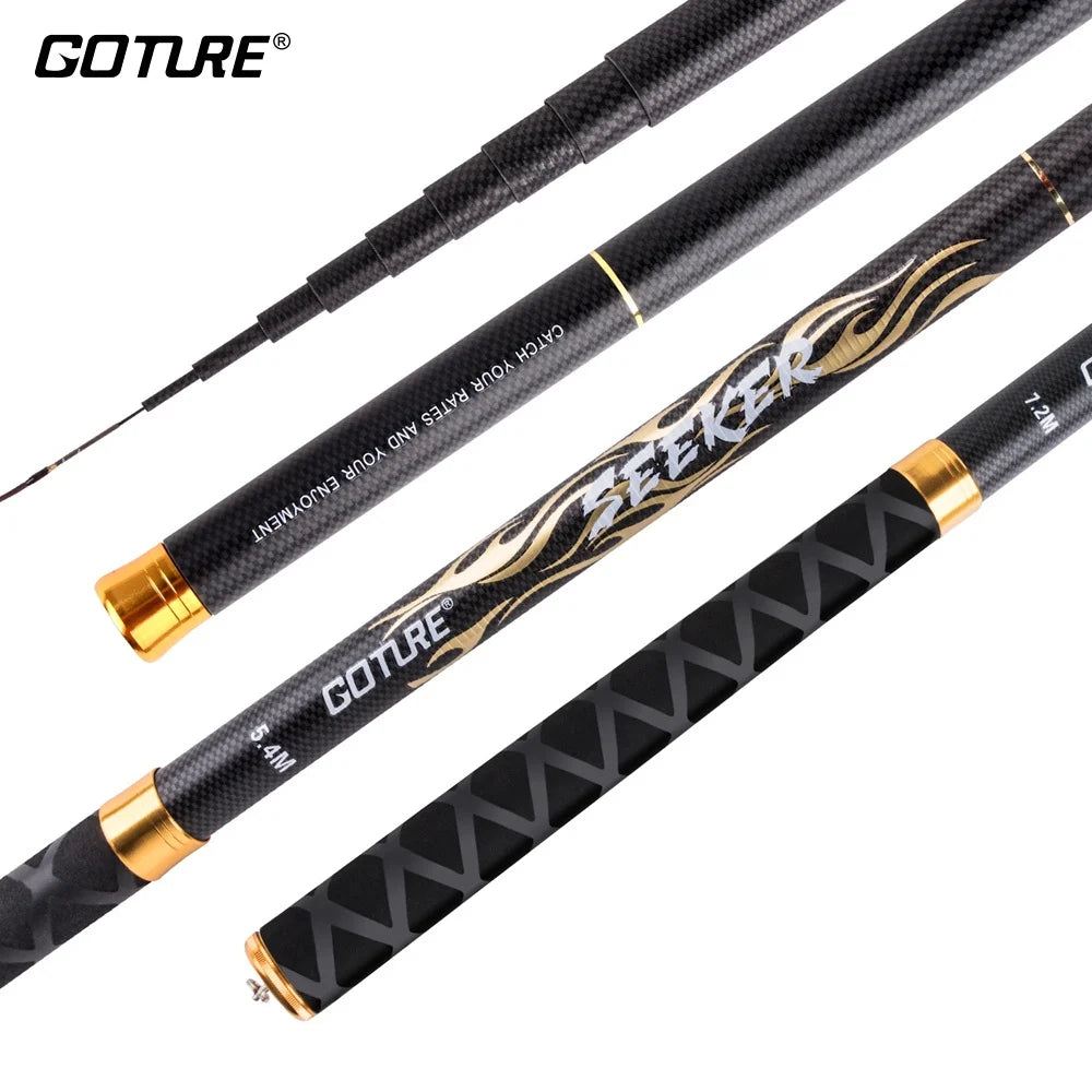 Ultralight Carbon Fiber Telescopic Carp Rod