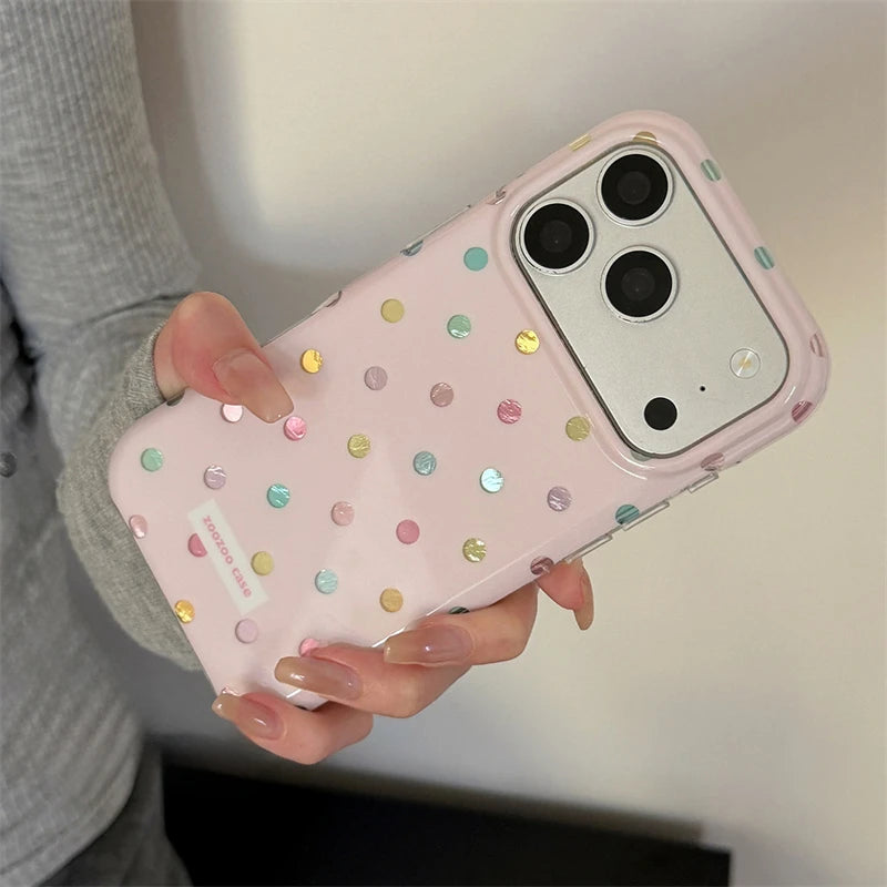 Colorful Polka Dot iPhone Case - Electronics & Accessories from Linloft.