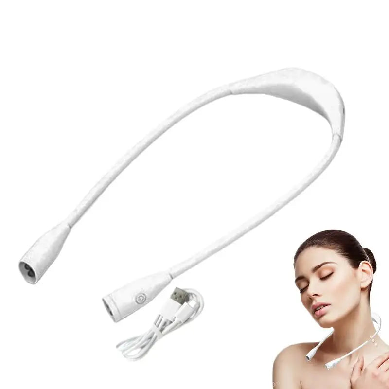 Knitting Light Around Neck Knitting Led Light Bendable Neck Lights Hands Free Rechargeable Reading Lights For Books In Bed