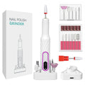Cloud Prime Nail Drill, Adjustable 20000 RPM Portable Cordless Professional Electric Nail Polish Machine With Nail Clippers, Bits Kit, Manicure Pedicure Polishing Shape Tools For Manicure Salon Christmas And New Year Gifts