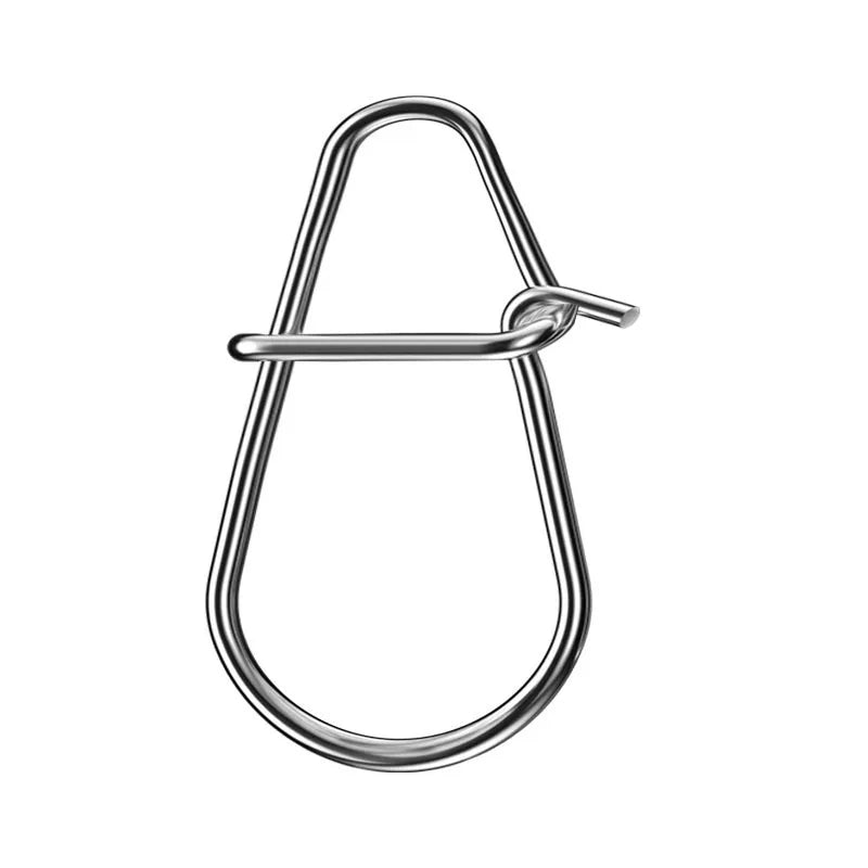 50/100PC New Fishing Snaps Fishing Clips Fast Crankbait Snaps Fishing Lures Connectors Saltwater Fishing Duo Lock Lure