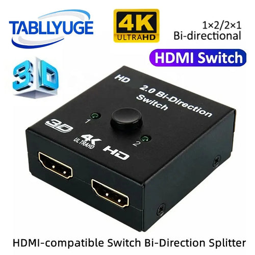 4K Bi-Directional HDMI Switch, 1x2 or 2x1 - Electronics & Accessories from Linloft.