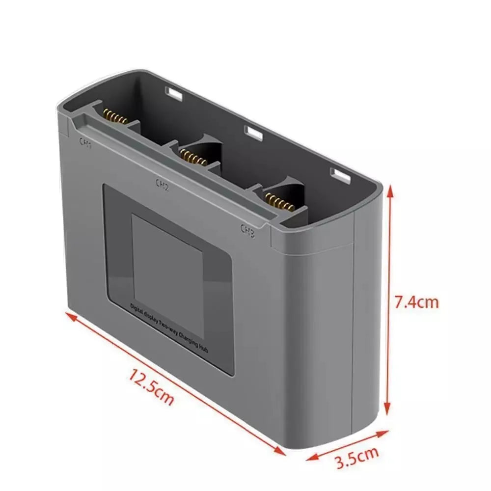 Digital Display Charging Hub For DJI Mini 2 Battery Charger for DJI Mini 3 Pro/Mini SE/Mini 2/Air 2S Power Bank Drone Accessory - Electronics & Accessories from Linloft.