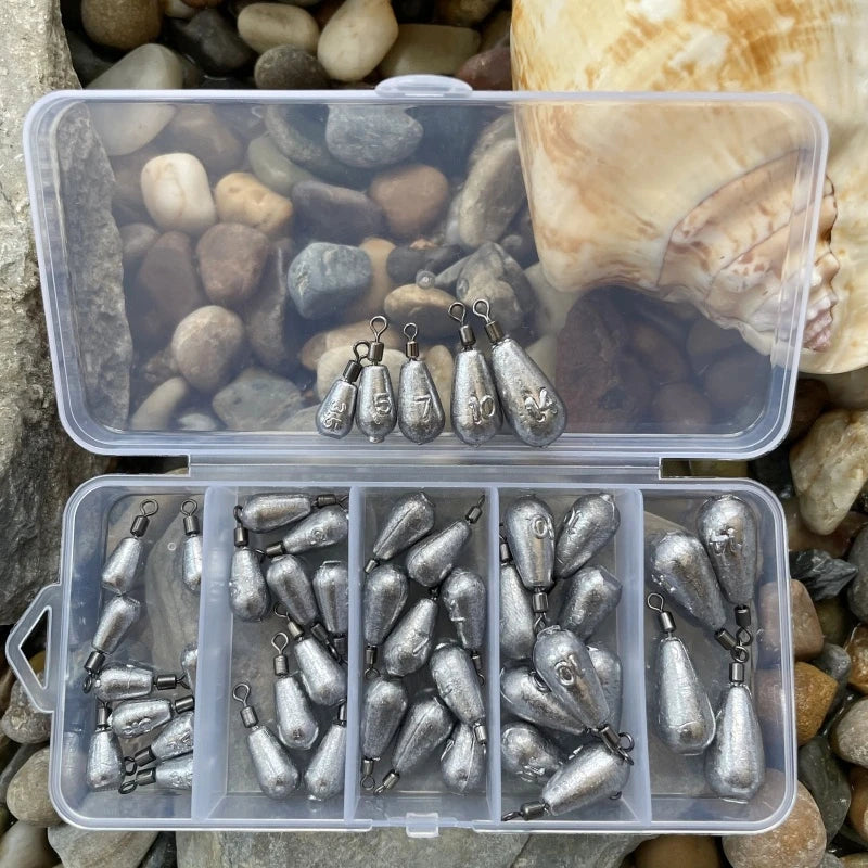 Drop Shot Sinker Kit, 45 Pcs